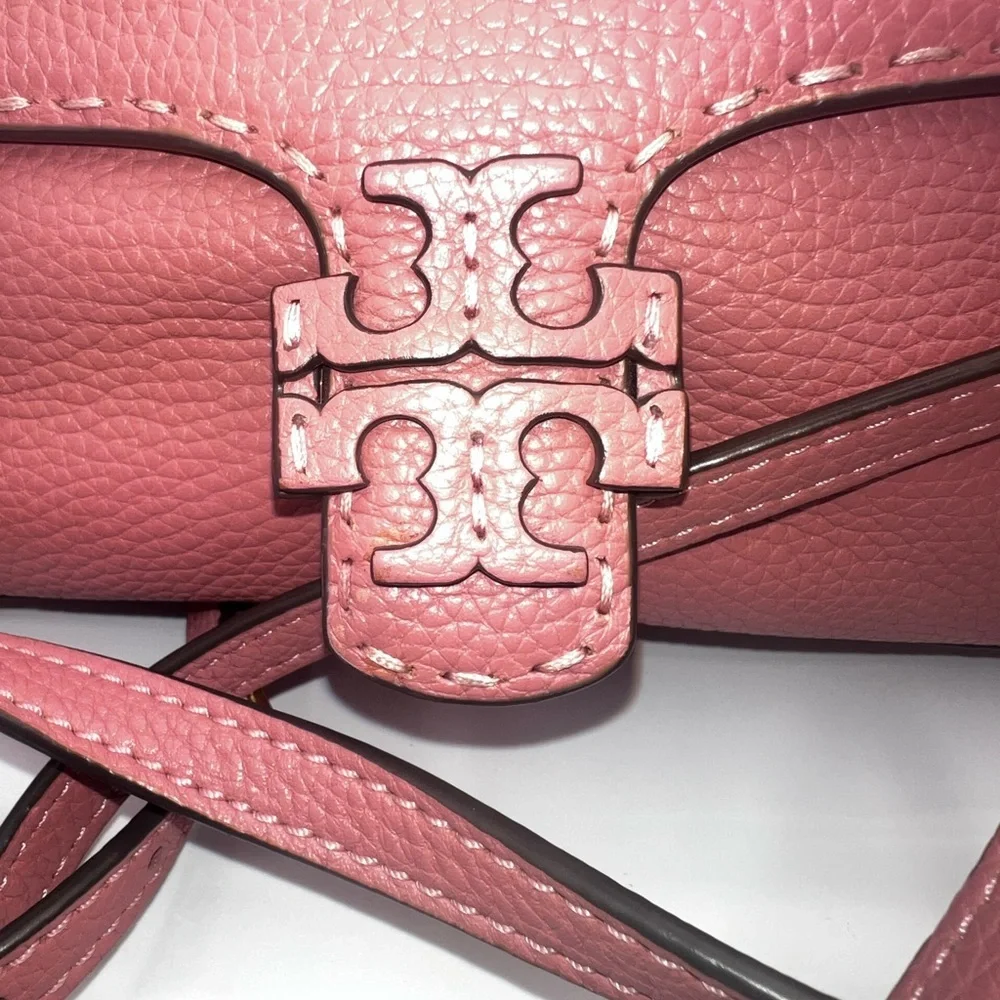 Tory Burch Rose Crossbody Bag with Tassel